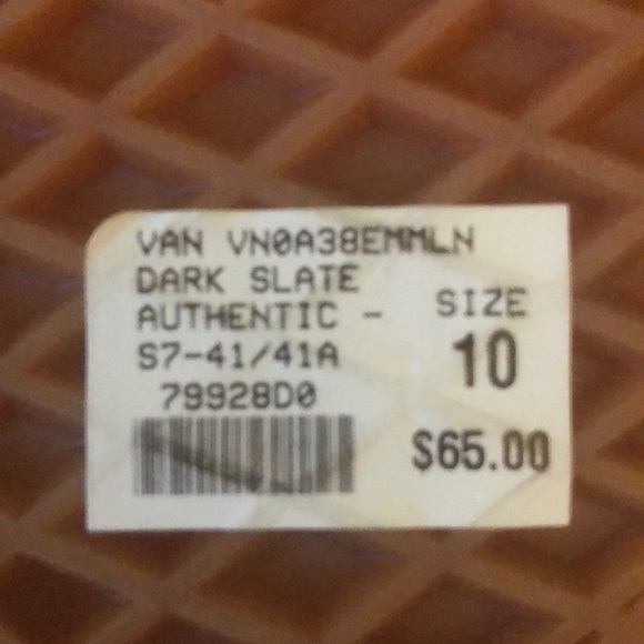 Vans Authentic (Gum) Dark Slate/Black - Picture 4 of 4